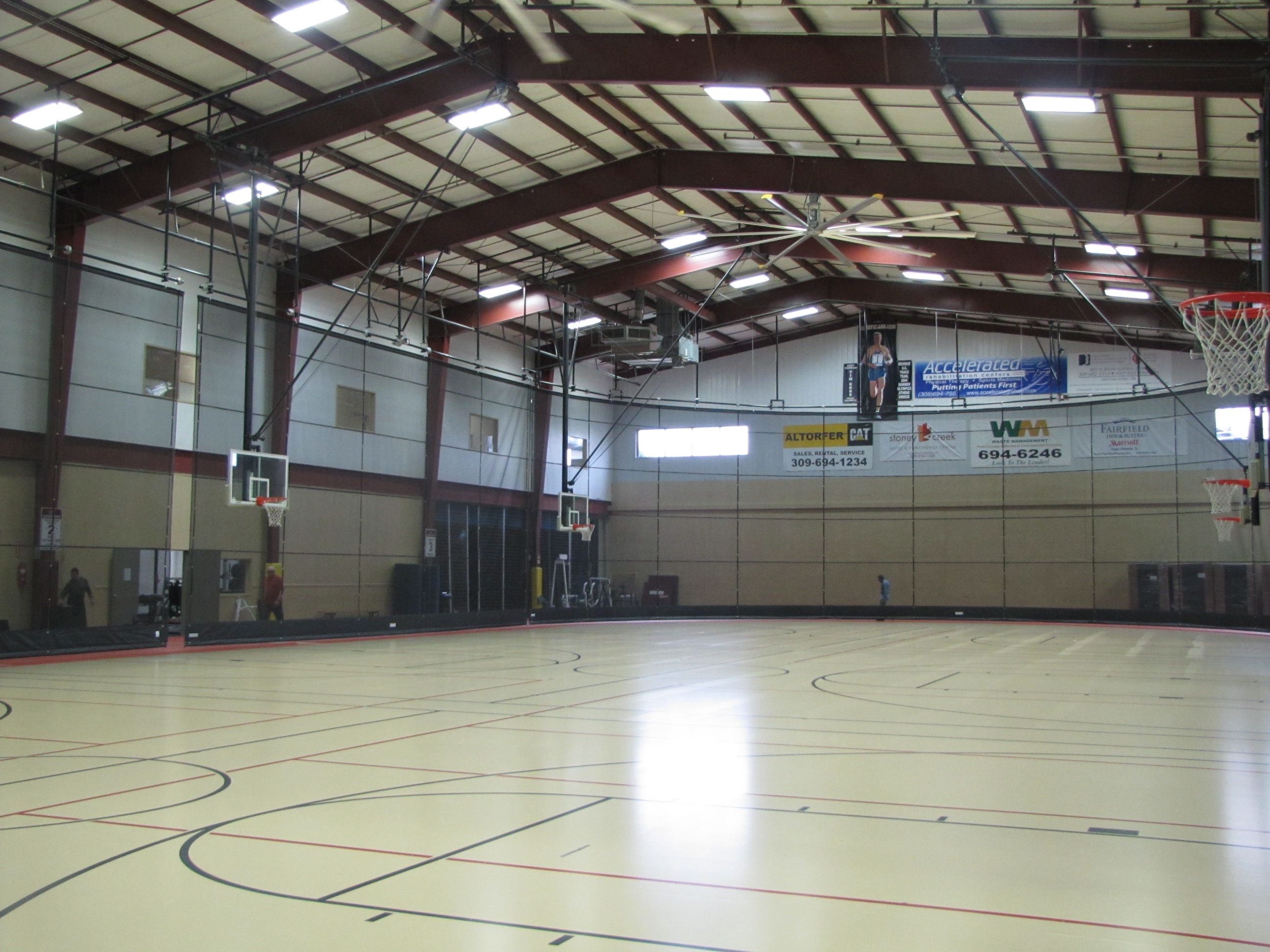 indoor basketball court